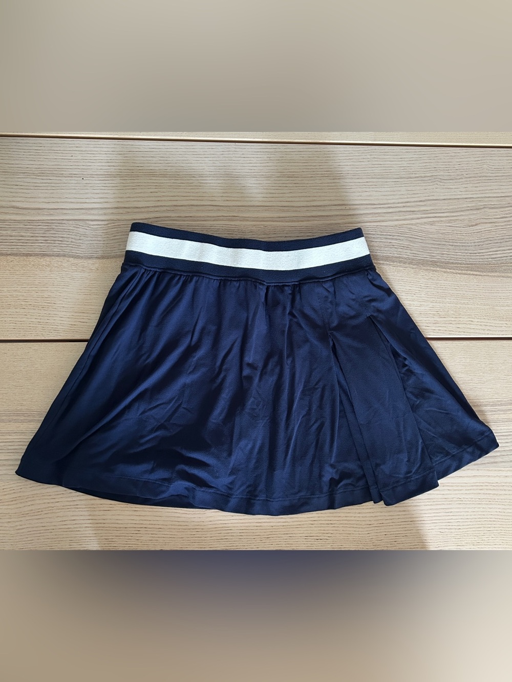 Navy Athletic Skort with Contrast Waistband
